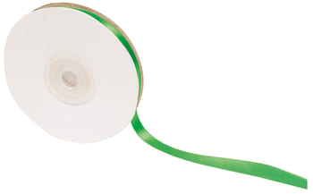 Satinbånd 10 mm x 30 m. grønn