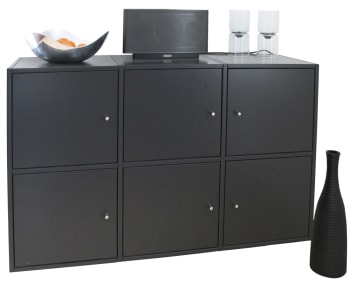 Kubus vegg med 4 rom