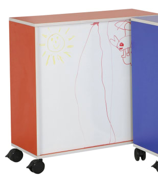 Whiteboardtavle til KUBUS med 4 rom