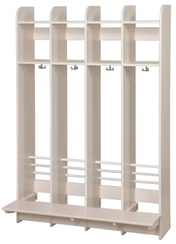 Milas troll garderobe med benk,(25cm innv rom) 4 rom