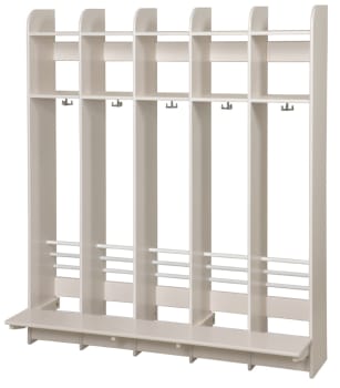 Milas troll garderobe med benk,(25cm innv rom) 5 rom