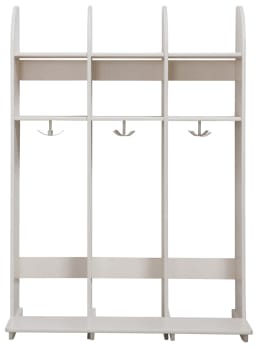 Milas Mini garderobe 3 rom, med Benk