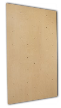 Klatreplate innendørs  240x120 cm, lys kryssfinér