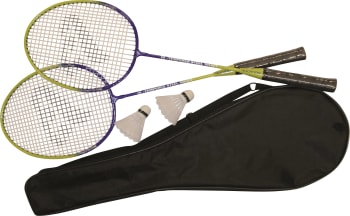 Badminton hobbysett  Veske, 2 racketer, 2 baller
