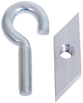 Nettkrok metall rombusform