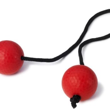 Stigegolf,ekstra baller. Rød