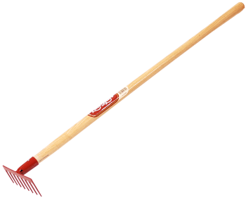 Stålrive med treskaft, barnestørrelse