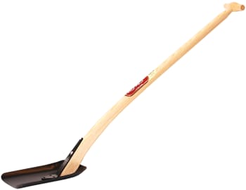 Rett spade i stål med treskaft, barnestørrelse