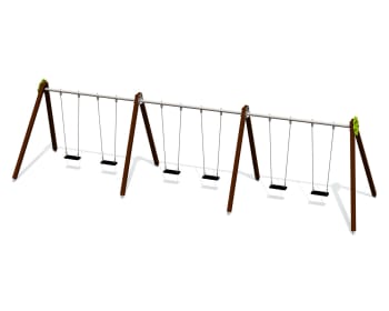 Huskestativ for 6 seter, ben i limtre