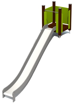 Terrengsklie m/plattform 4 meter. Standard