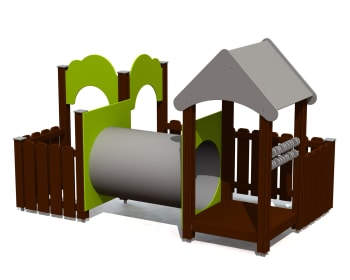 Baby lekesenter, vedlikeholdsfri