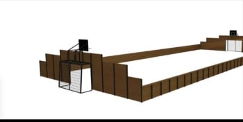 Milas ballarena, 12x24 m