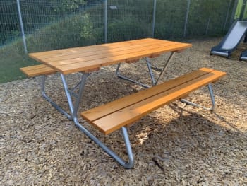 Benkesett stort, 190 cm