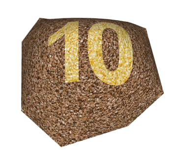 3D EPDM figurer, ''stein'' med nummer 10