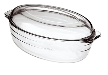 Ovalform m/lokk 4,5l 390x230mmPyrex