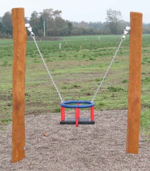 Stolpehuske for de minste Robinia m/sete