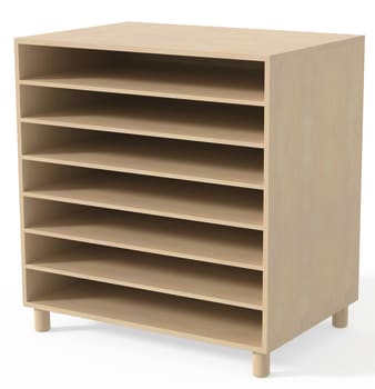 Tavoli Dyp reol m/6 hyller