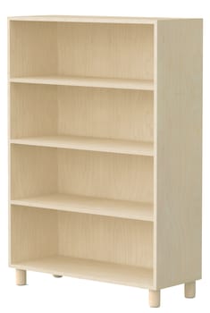 Tavoli åpen reol m/3 hyller, direktelaminat