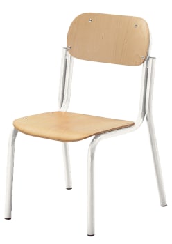 Barnestol med stålben, 30 cm