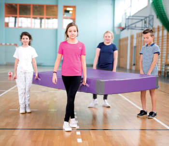 Nedsprangsmatte 400, dim. 200 x 120 x 20 cm