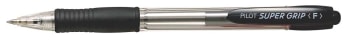 Kulepenn PILOT Supergrip F sort (12 stk)