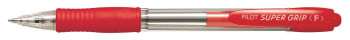 Kulepenn PILOT Supergrip F RØD (12 stk)