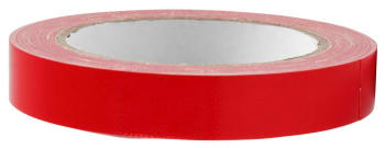 Rød Tape , 19mm x  25 m,
