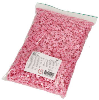 Plus-Plus mini, Pastell, Rosa, 500 stk