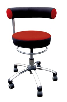 Sanus helsestol, M, kunstlær, fast rygg H: 42-51 cm