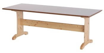 Langbord 80 x140 cm med bordplate i høytrykkslaminat Bjerk