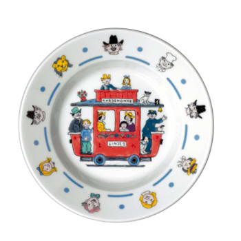 Barnetallerken, dyp Kardemommeby 190 mm (6 pk)