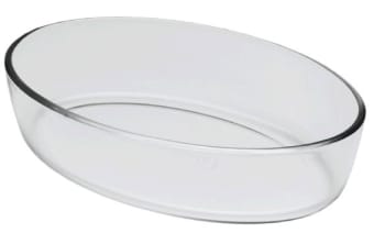Ovalform glass 390x270mm