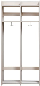 Milas Lux Garderobe 25cm u/benk 2plasser