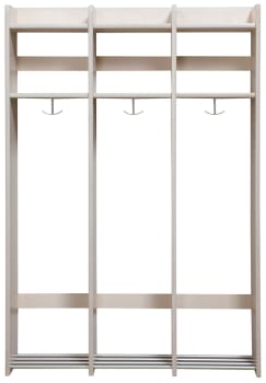 Milas Lux Garderobe 25cm u/benk 3plasser