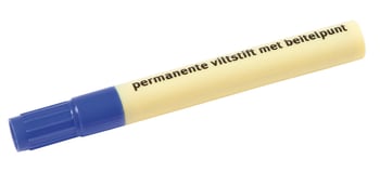 Permanent tusj skrå tupp blå