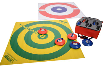 Curlingsett med 8 steiner  Inkl. 2 målskiver