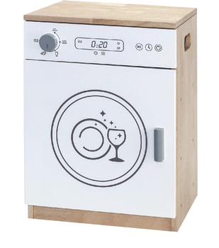 Lekekjøkken m/hvit front, oppvaskemaskin