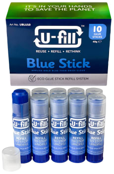 U-fill Blue stick limstift, 10 stk