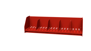 Muro skillevegg til skohylle, 5 plasser à 200 mm