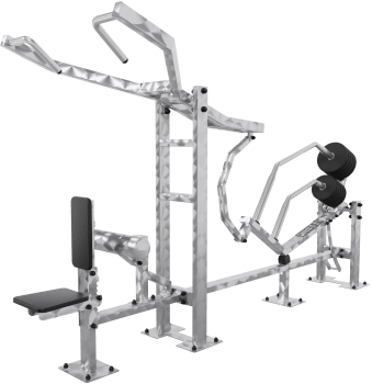 IVE Gym i rustfritt stål. Nedtrekk