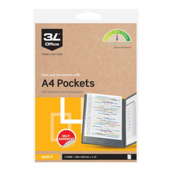 Plastlommer, selvklebende (10 stk)