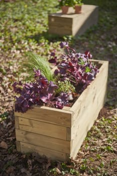 Blomster og dyrkekasse høyde 40 cm