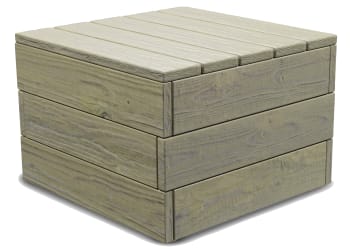 Scenemodul kvadrat liten, høyde 35 cm