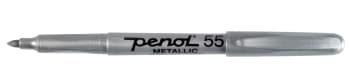 Dekorasjonstusj, 0,5-1,5mm strek, 1stk, sølv
