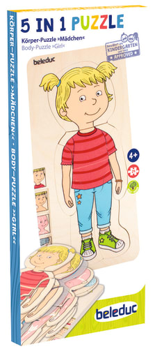 Beleduc 5-lagspuslespill jente