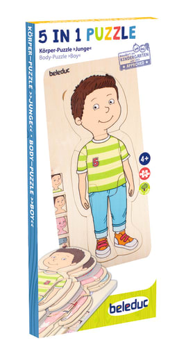 Beleduc 5-lagspuslespill gutt