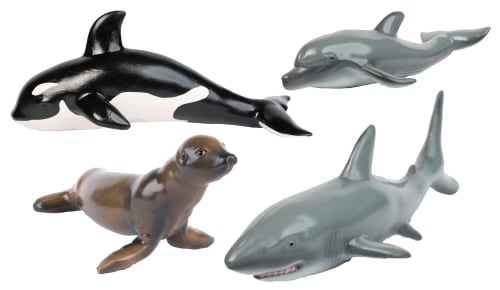 Store myke havdyr, 4 stk