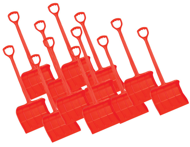 Snøskuffe robust, 75 cm. 12 stk.