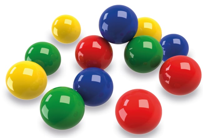 Kuler til Hubelino kulebane, 12 stk