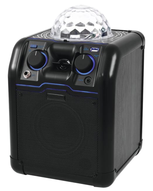 Trådløs høyttaler med discolys